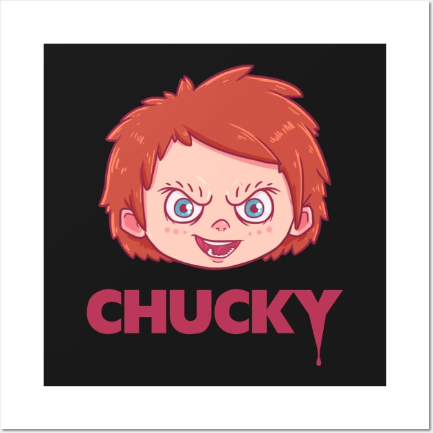 Chucky's Head Wall Art by Susto